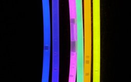 glow rods neon dark