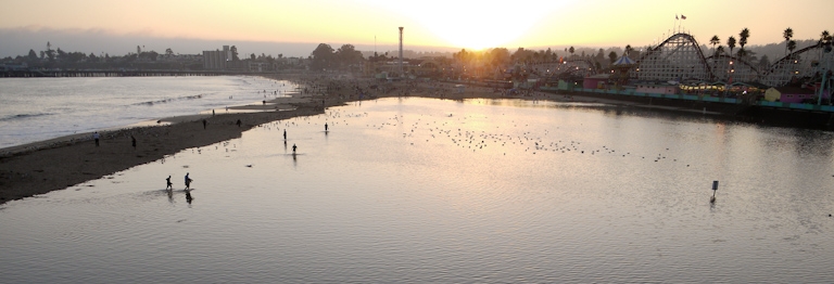 california santa cruz sunset boardwalk