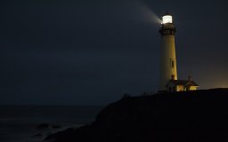 pigeon point lighthouse santa cruz night