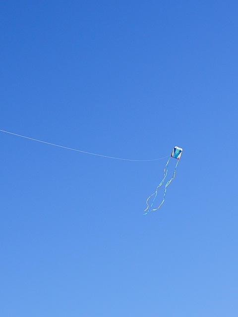 march 2011 box kite blue skies