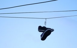 march 2011 shoes sneakers hanging power lines