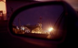 aircraft carrier uss hornet side view mirror