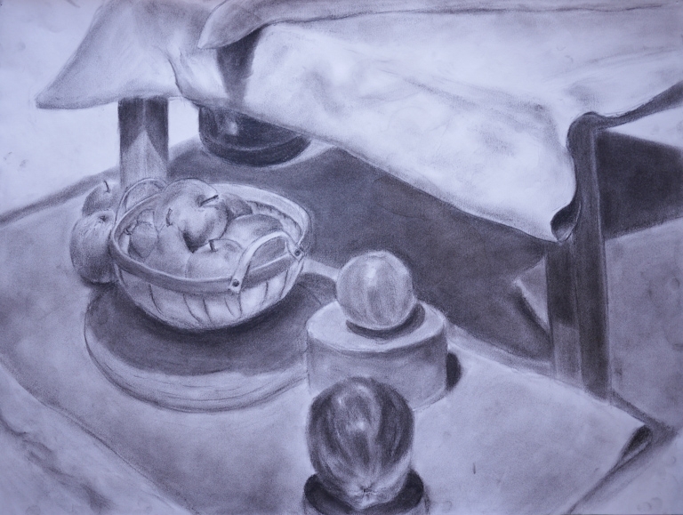 charcoal drawing life
